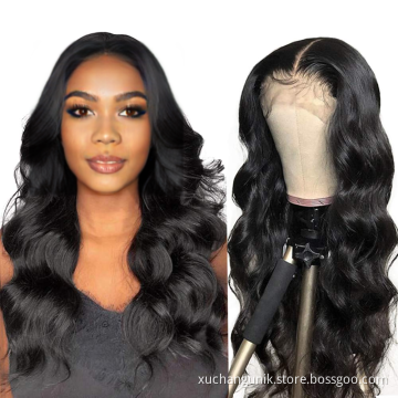 Cheap Wholesale Hair Wigs Human Lace Front Closure Body Wave Full Virgin Brazilian Cuticle Aligned Lace Closure Human Hair Wig